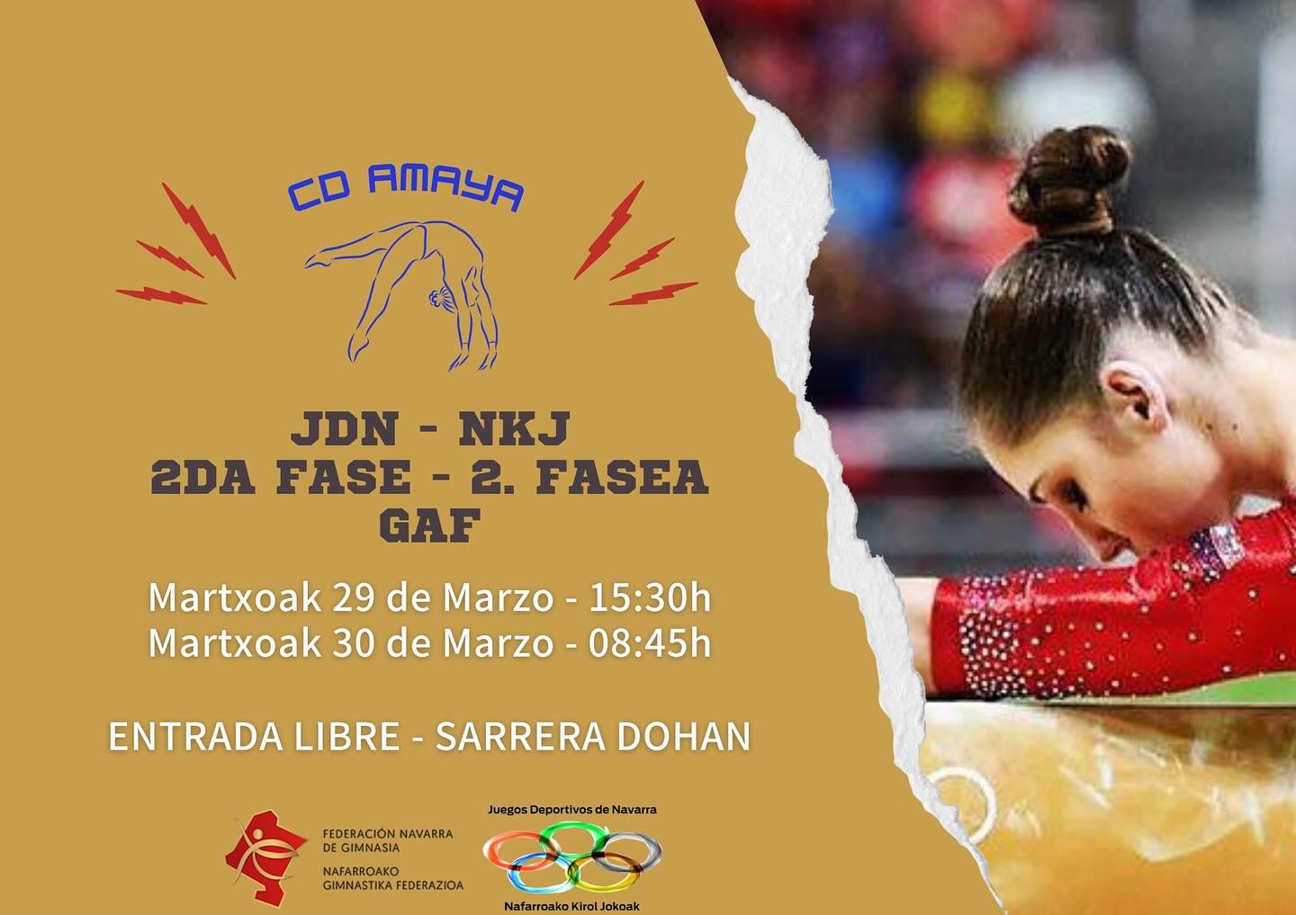 Este fin de semana se celebra la 2ª Fase JDN GAM y GAF